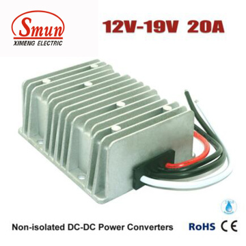 Conversor de voltaje de convertidor de 12V a 19V 20A DC-DC